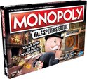 Monopoly Valsspelers Editie bordspel met Mr. Monopoly voor de gevangenis en bank.