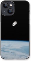 CaseCompany® - iPhone 13 hoesje - Alone in Space - Soft Case / Cover - Bescherming aan alle Kanten - Zijkanten Transparant - Bescherming Over de Schermrand - Back Cover