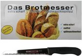 Solingen Broodmes: 20 cm Roestvrijstaal met Antislip PP Heft – Duurzaam & Veelzijdig