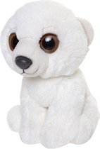 Pluche IJsbeer knuffeldier van 13 cm - Speelgoed dieren knuffels cadeau voor kinderen