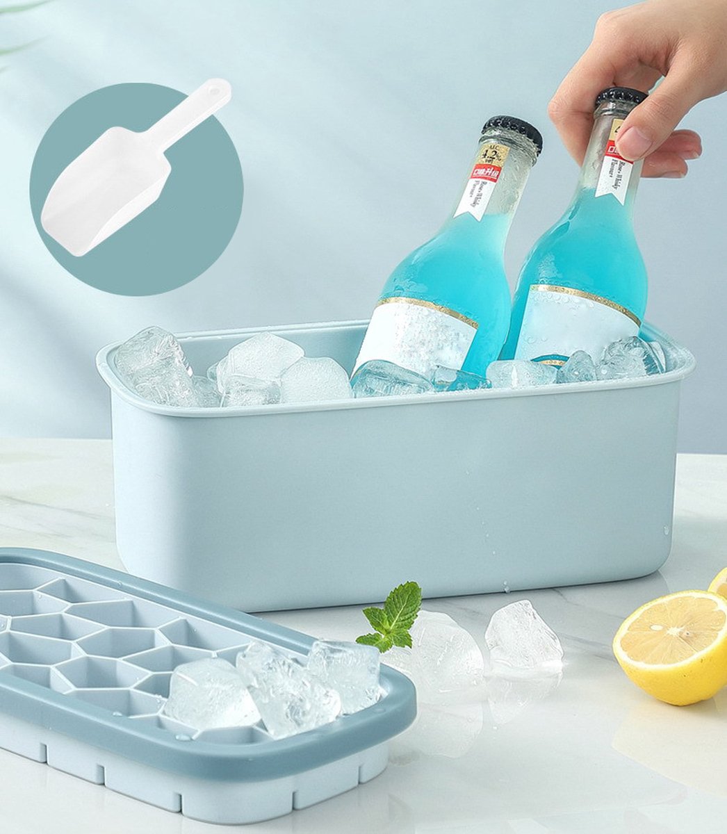 Bac à glaçons - Seau à glaçons en silicone pour congélateur, moule à