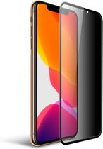 LuxeBass Privacy screenprotector geschikt voor  iPhone 11 Pro Max - glas scherm - bescherming