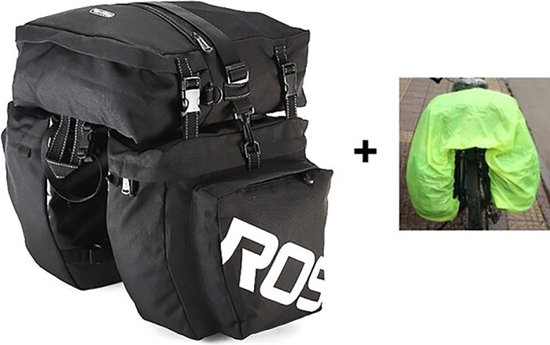 Voltano Luxe Fietstas 28L - Enkele Pakaftas - Olijf Groen Voltano Luxe Fietstas 28L - Enkele Pakaftas - Olijf Groen
