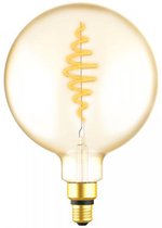 LED Filament Globe lamp Goud | 200mm | 7 Watt | Dimbaar | 1800K - Extra warm