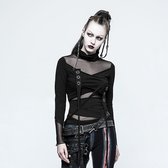 Punk Rave Longsleeve top -M/L- Brute Zwart