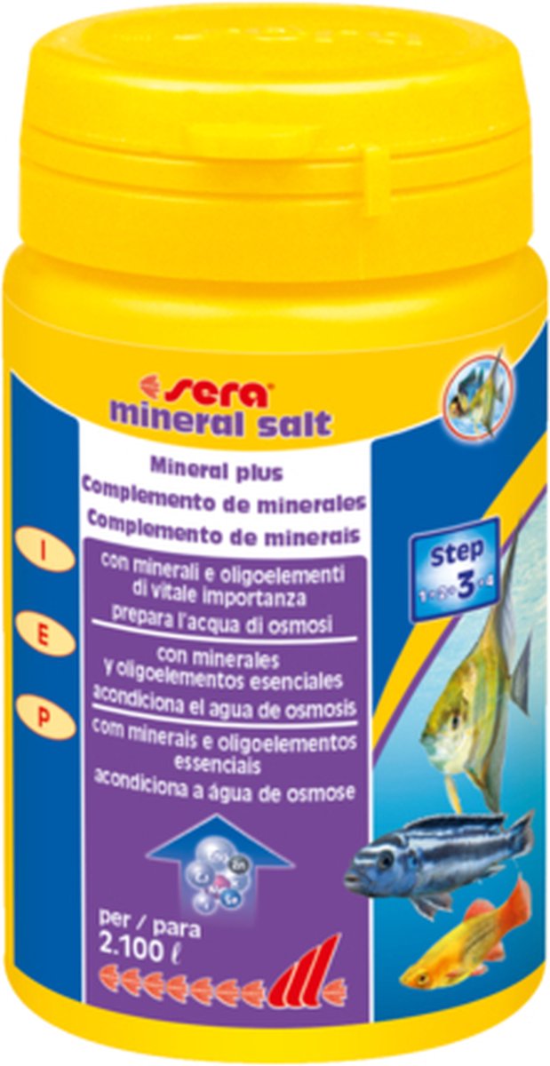 Sera Aquariumpflege Sera Mineralien für Wirbellose Shrimp Mineral Salt