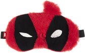 Masque de sommeil Deadpool rouge - Marvel - peluche - marchandise officielle