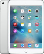 Apple iPad Mini 4   - 7.9 inch - WiFi - 128 GB - Zilver - A Grade (zo goed als nieuw)