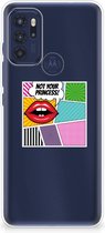 Telefoon Hoesje Motorola Moto G60s Silicone Back Case Popart Princess