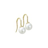 Trendjuwelier huiscollectie 4010204 Gouden Parel oorhangers