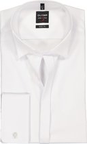 OLYMP - Level 5 Smokingshirt SL7 Wit - 42 - Heren - Slim-fit - Extra Lange Mouwlengte