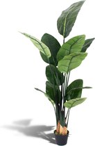 Kunstplant paradijsvogel - Strelitzia - voor binnen - in pot - 150 cm