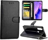 LuxeBass Hoesje geschikt voor Oppo A31 hoesje book case zwart - telefoonhoes - gsm hoes - telefoonhoesjes