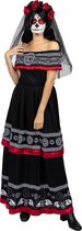 FUNIDELIA Catrina kostuum voor vrouwen - Maat: XL - Zwart