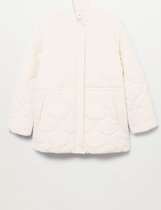 Mango Jas Gewatteerde Jas Met Ruitpatroon 17024381 05 Dames Maat - XS