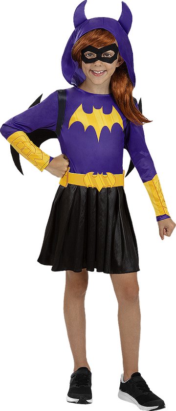 FUNIDELIA Batgirl Superhero Girls DC-kostuum voor meisjes Barbara Gordon - jaar cm) - Paars