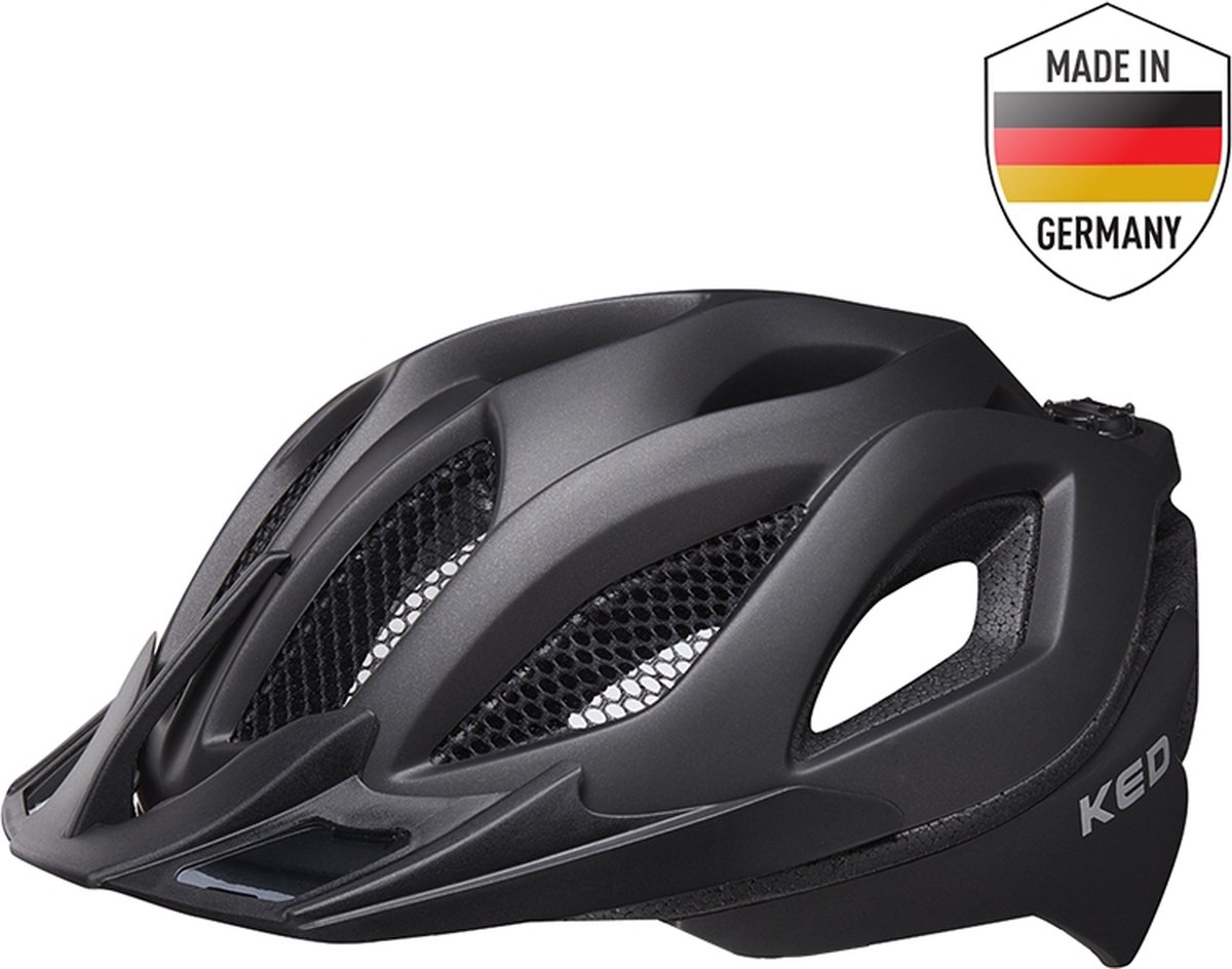 Ked Fietshelm Spiri Two Unisex Zwart Maat 52-58 Cm | bol.com