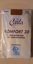 Panty - 4 stuks - bruin - 30 denier - 46-48 - 5XXL