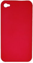 Apple iPhone 4/4s Hoesje - Xccess - Serie - Hard Kunststof Backcover - Rood - Hoesje Geschikt Voor Apple iPhone 4/4s