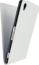 Xccess Leather Flip Case Sony Xperia Z3 White