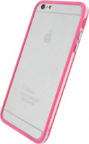 Xccess Bumper Case Apple iPhone 6 Plus Transparant/Pink