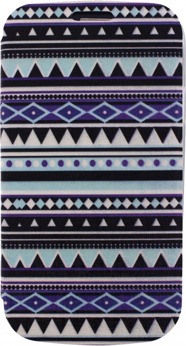 Xccess Book Stand Case Samsung Galaxy S3 I9300 Aztec Blue
