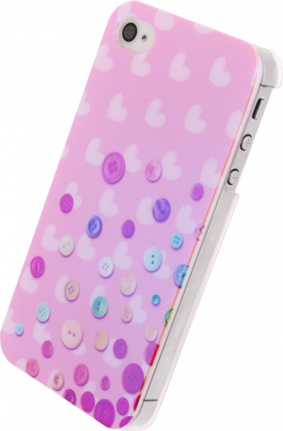 Apple iPhone 4S Hoesje - Xccess - Oil Serie - Hard Kunststof Backcover - Buttons -... |