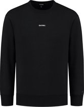 Quotrell - Fusa crewneck - Zwart oranje - trui - sweater - mannen - maat XS