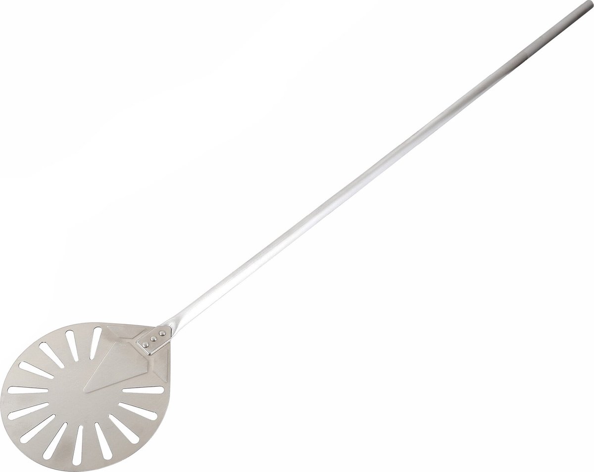 RVS Pizzaschep Rond 23-120 Geperforeerd - CombiSteel 7013.1815