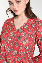 Cassis Dames T-shirt met vlinderprint - T-shirt - Maat 46