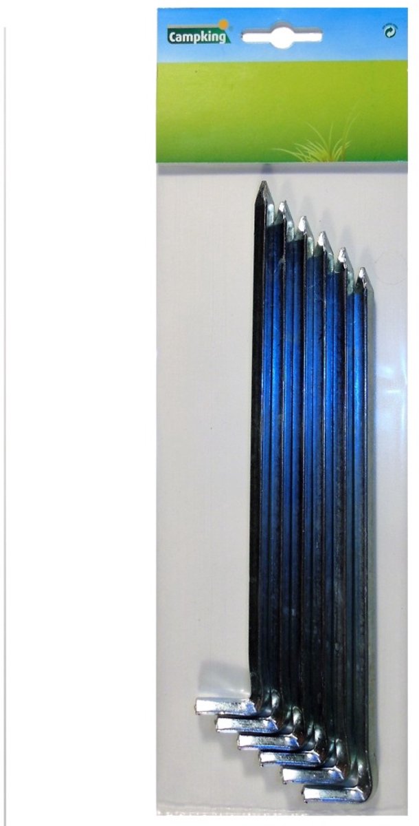 Campking Grondpen Vierkant - 16 cm x 5 mm - 6 stuks van Campking — afbeelding 3