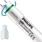 Philips MASTER LEDtube T8 (EM/Mains) Ultra Efficiency 13.5W 2500lm - 840 Koel Wit | 120cm - Vervangt 36W.