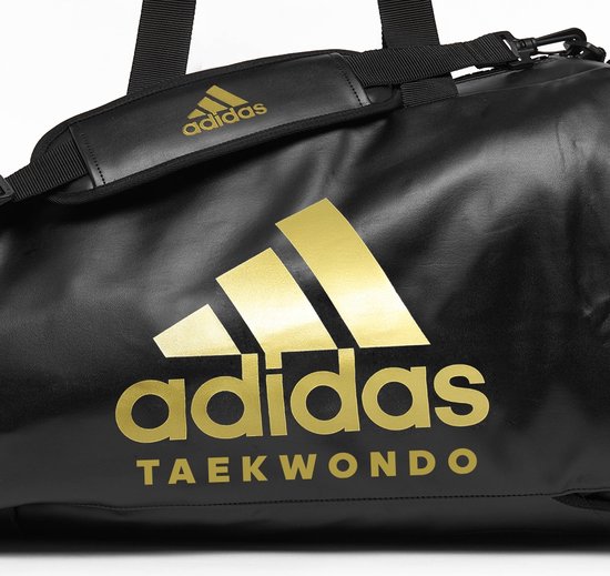 adidas Super Sporttas Zwart/Goud Large | bol.com