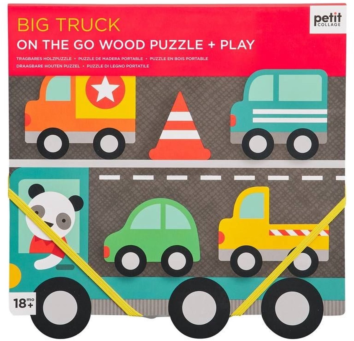 Houten puzzel met speelveld - Wild+Wolf