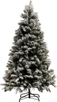 Kerstboom | kunststof | wit - groen | 105x105x (h)193 cm
