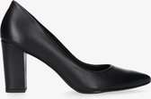 Tango | Betney 1-a black leather pump - straight heel/sole | Maat: 36
