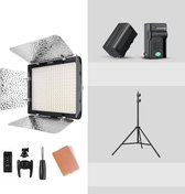 Loft Home Fotostudio Licht | Light Stand | Fotografie Studio Set | Tripod Lamp | Studio Lamp | Foto en Video | LED | Lamp | Zwart