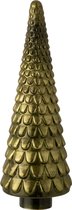 Kerstboom | glas | groen | 28x28x (h)77.5 cm