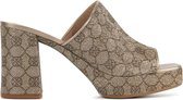 Unisa Vrouwen Leren    Slippers /   - Ofrisin - Brons - Maat 3370.38