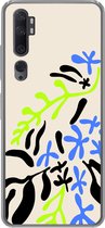 Geschikt voor Xiaomi Mi Note 10 Pro hoesje - Blad - Abstract - Patroon - Siliconen Telefoonhoesje