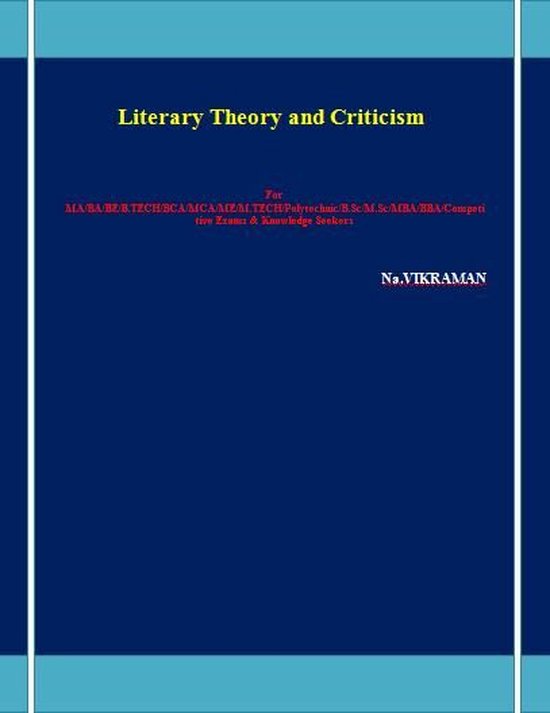 MABABSCMSCMCABCALITT 119 - Literary Theory and Criticism
