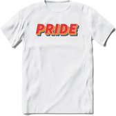 Pride T-Shirt | Grappig LHBTIQ+ / LGBTQ / Gay / Homo / Lesbi Cadeau Shirt | Dames - Heren - Unisex | Tshirt Kleding Kado | - Wit - M