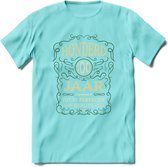 100 Jaar Legendarisch Gerijpt T-Shirt | Mos - Ivoor | Grappig Verjaardag en Feest Cadeau Shirt | Dames - Heren - Unisex | Tshirt Kleding Kado | - Licht Blauw - M