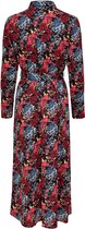 Jacqueline de Yong Jurk Jdysindet  L/s Midi Shirt Dress Wvn 15244173 Black/wild Flower Dames Maat - 40