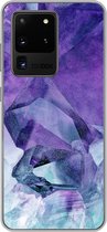 Geschikt voor Samsung Galaxy S20 Ultra hoesje - Mineralen - Natuursteen - Kristallen - Siliconen Telefoonhoesje
