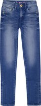 Vingino meiden 4-way stretch jeans Bella Split Mid Blue Wash