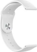 Strap-it Sport horlogeband 18mm universeel - wit