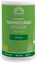 Mattisson - Biologisch Tarwegras Poeder - Wheat Grass - 125 Gram