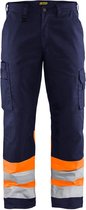 Blaklader Werkbroek High Vis 1564-1811 - Marineblauw/Oranje - C54