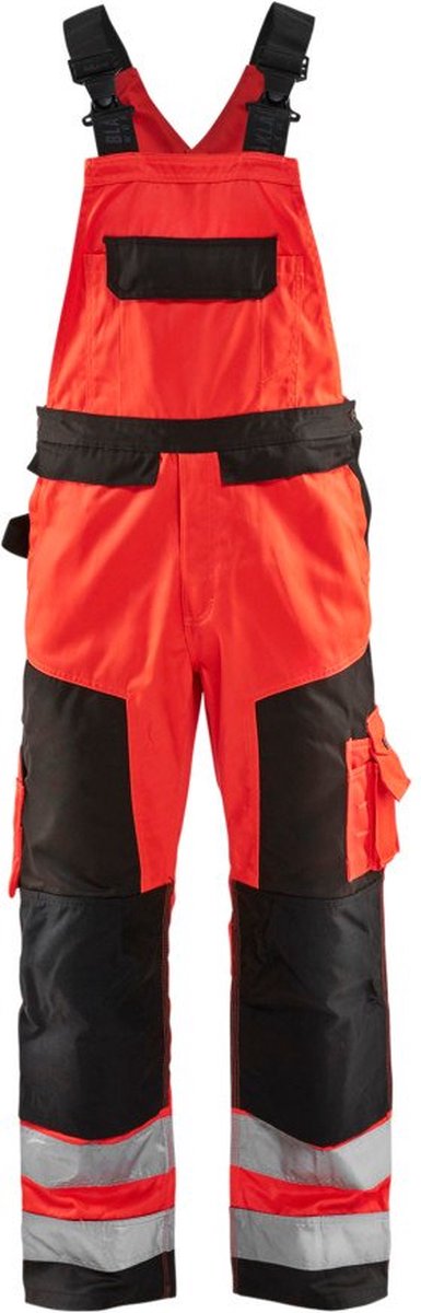 Blaklader Bretelbroek High Vis 2660-1804 - High Vis Rood/Zwart - C144